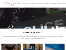 Tablet Screenshot of pinkcop.ch